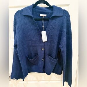 Rag and Bone Navy Women's Cardigan